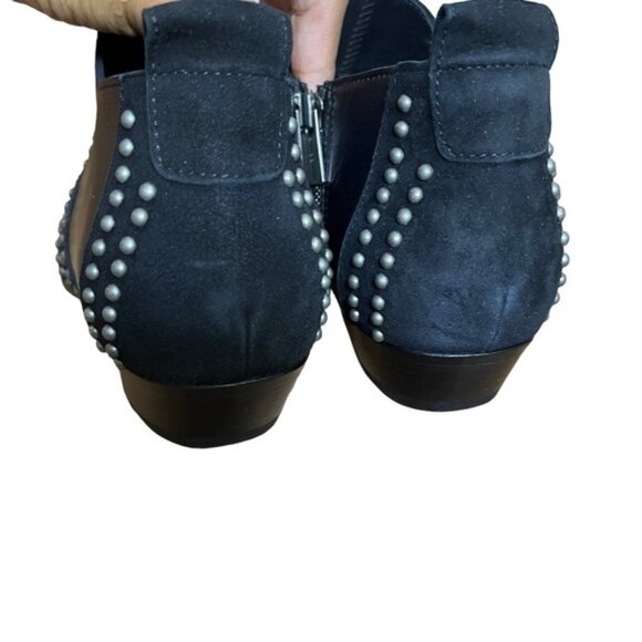 Anine Bing Low Charlie Suede Leather Studded Boot Women Size 37 - Picture 7 of 11